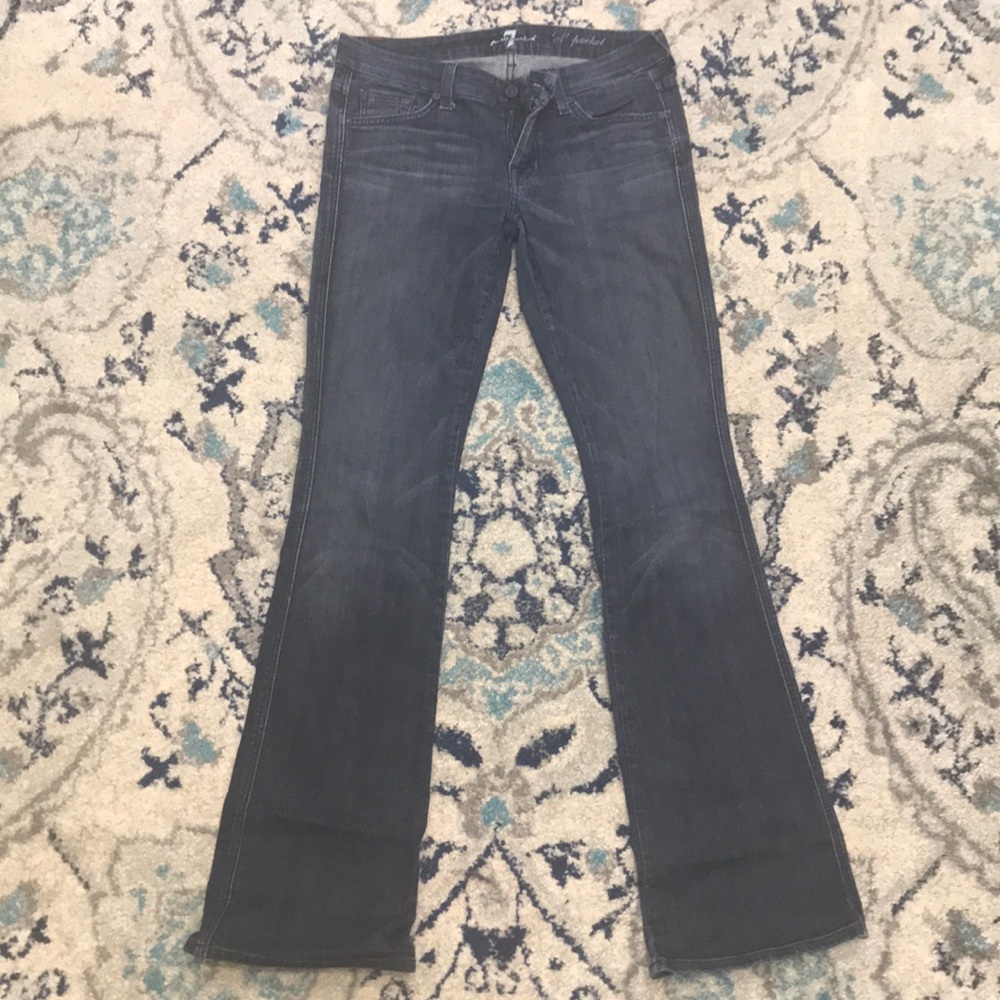 7 for all mankind boot cut “a pocket” jeans